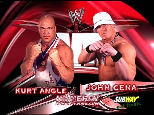 THE CENATION CHRONICLES: JOHN CENA V. KURT ANGLE – WWE No Mercy&nbsp;2003